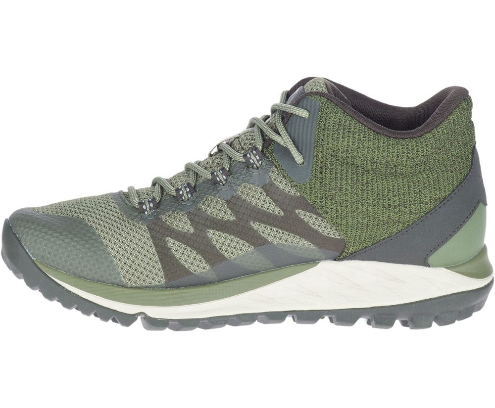 Merrell Sneakers Olive - Antora 2 Mid Waterproof Wide Width - Womens 31RKBJWEC